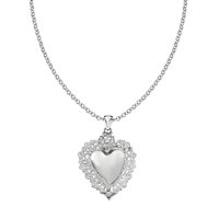 Collana Amen Donna Sacro Cuore in Argento CLSCB2 - CLSCB2